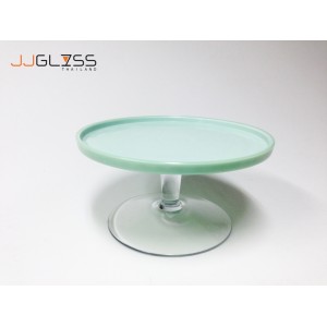 (AMORN) Cake Stand 26 cm. Milky Green - Milky Green Handmade Colour Stand    