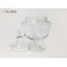 (AMORN) Jar C20/29 - Handmade Colour Dozen Transparent Glass Cover, Height 35 cm.