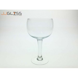 (AMORN) Wine 14.5/25cm. - Transparent Handmade Colour Vase, Height 25 cm.