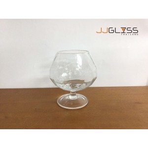 Brandy 400ml. - Transparent Handmade Colour Glass Legs 14oz. (400ml.)