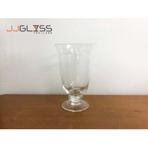 Goblet 18cm. - Handmade Colour Glass Stemware 800ml.