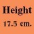 AMORN. BL 18 - แจกันแก้ว แฮนด์เมด ทรงบอลลูน ความสูง 17.5 ซม.