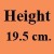 (AMORN) Candle Stand 5.5/20 - เชิงเทียนแก้ว แฮนด์เมด เนื้อใส สำหรับตกแต่ง ความสูง 19.5 ซม.