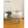 JUMBO STORAGE JAR403-4.25L. - Handmade Colour Dozen Transparent Aluminum Lid, 4,250ml.