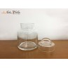 (AMORN) Jar C12/9cm. - Handmade Colour Dozen Transparent Glass Cover, Height 17.5 cm.