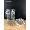 Jar D4400 Glass Cover - โหลแก้ว เนื้อใส พร้อมฝาแก้วสูญญากาศ แบบมีจุกจับ ขนาด 4,400 มล. (4.4 ลิตร)