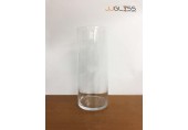 LD 12530 - Tall Clear Glass Cylinder Vase, Height 30 cm.