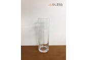 LD 820 - Tall Clear Glass Cylinder Vase, Height 23 cm.