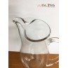 Old Fashion Pitcher - Handmade Colour Pitcher Transparent,Height 29.5 cm.