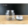 SPICES JAR 150ML. (GLASS CAP) - Transparent Handmade Glass Bottles (150 ml.) 