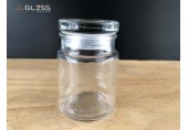 SPICES JAR 200ML. (GLASS CAP) - ขวดแก้วพร้อมฝาแก้วสูญญากาศ เนื้อใส ความจุ 200 มล. 