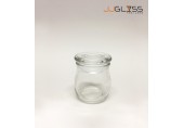 AMORN- SPICES JAR 75ML. (GLASS CAP) - ขวดแก้วพร้อมฝาแก้วสูญญากาศ เนื้อใส ความจุ 75 มล.     