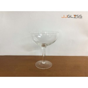 Saucer 200ml. - Transparent Handmade Colour Glass  (200 ml.)