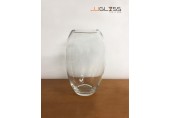Vase 1134/28 - Transparent Handmade Colour Vase, Height 25.5 cm.