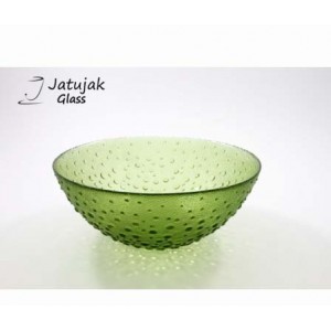 Bowl 26.5 cm. Sago Green - Handmade Colour Bowl , Sago Green 3.0 L. (3,000 ml.)