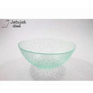 Bowl 26.5 cm. Sago Transparent - Handmade Colour Bowl , Sago Transparent 3.0 L. (3,000 ml.)