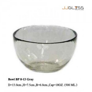 Bowl BP 8-13 Gray - Gray Handmade Colour Bowl 18 oz. (500 ml.)