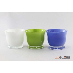 CT-KT 6.5 cm.  - Candle Dish Candlestick Candle Holder 5 oz. (150 ml.)