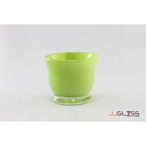 CT-KT 6.5 cm. Milky Green - Candle Holder, Candle Dish Milky Green 5 oz. (150 ml.)