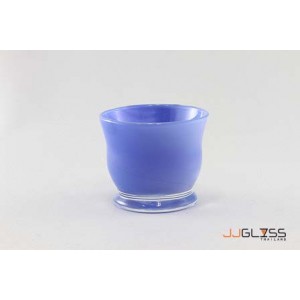 CT-KT 6.5 cm. Milky Purple - Candle Holder, Candle Dish Milky Purple 5 oz. (150 ml.)