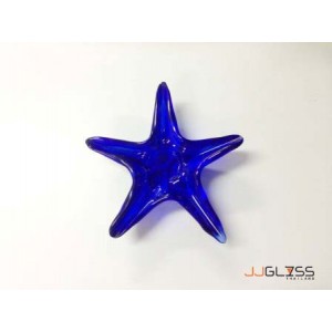 CT-PD Large Blue - Large Star Candle Dish Dark Blue CT-PD