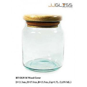 BT OUN M Wood Cover - Handmade Colour Dozen Transparent Wood Cover 1.7 L. (1,650 ml.)