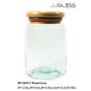 BT OUN T Wood Cover - Handmade Colour Dozen Transparent Wood Cover 2.3 L. (2,300 ml.)