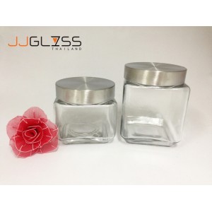 Jar 9907 - Handmade Colour Dozen Transparent Aluminum Lid