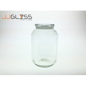 Jar C3500 Glass Cover - โหลแก้ว เนื้อใส พร้อมฝาแก้วสูญญากาศ ขนาด 3,500 มล.