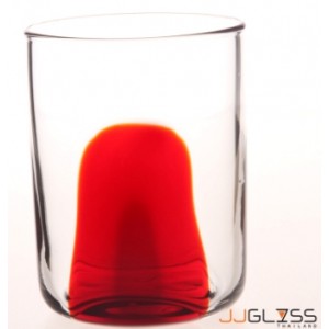 LUCE- Glass 465/10.5 Stonehenge Red - Handmade Colour Glass With Stonehenge Red 13 oz. (375 ml.)