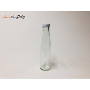 250 ML. Oil Bottle - Transparent Glass Bottle