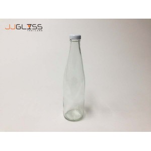 500 ML. Oil Bottle - Transparent Glass Bottle