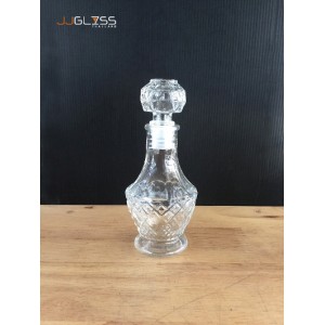HL BOTTLE 802-125ml. - Transparent Handmade Glass Bottles (125 ml.)