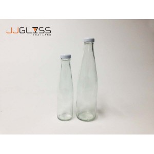 Oil Bottle - Transparent Glass Bottle