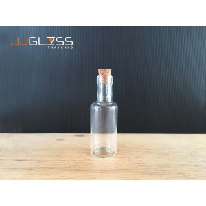 Wine 15 ML. - Transparent Handmade Glass Bottles (15 ml.)