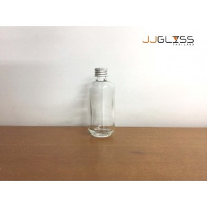 Round Glass Bottle 50ml. - 50ml. Round Bottle Glass Juice