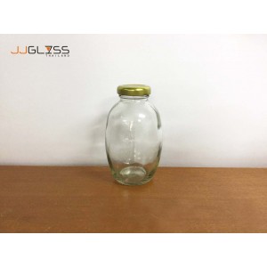 OG 300 ML. (Gold Cap)  - Transparent Handmade Glass (300 ml.)