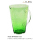 Pitcher 054 Bubble Green - 1.7 L. Green Pitcher with Bubbled Glass