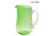 Pitcher 058 Bubble Green - Handmade Colour Pitcher, With Bubble Green 1.6 L. (1,600 ml.)