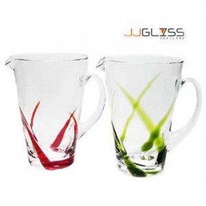 Pitcher 742/21 YY - Clear Water Pitcher with Stripes 1.7 L. (1,650 ml.)