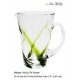 Pitcher 742/21 YY Green - Clear Water Pitcher with Green Stripes, 1.7 L. (1,650 ml.)