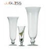 HURRICAN A7/30 - Transparent Handmade Colour Vase, Height 30 cm.    