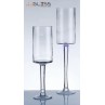 STEM VASE 891/40 - แจกันแก้ว แฮนด์เมด ทรงสูง เนื้อใส ความสูง 40 ซม.