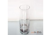 CYLINDER VASE 15/30 - Tall Clear Glass Cylinder Vase, Height 30 cm.