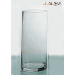 CYLINDER VASE 18/50 - Clear Glass Cylinder Vase