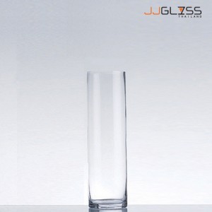 CYLINDER VASE 20/30 - Large glass cylinder vase, height 30 cm.