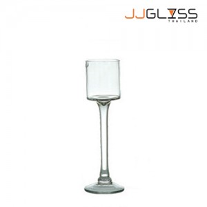 STEM VASE 1125/40 - Stem Vase Transparent Handmade, Height 40 cm.