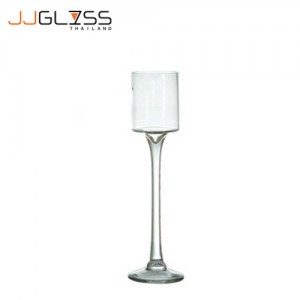 STEM VASE 1125/45 - Stem Vase Transparent Handmade, Height 45 cm.