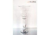 VASE 216/55 - Transparent torch vase, Height 55 cm.