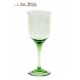 Glass KK 227/21 Green - Green Stemware 21 cm. Tall Handmade Colour Glass 11 oz. (300 ml.)
